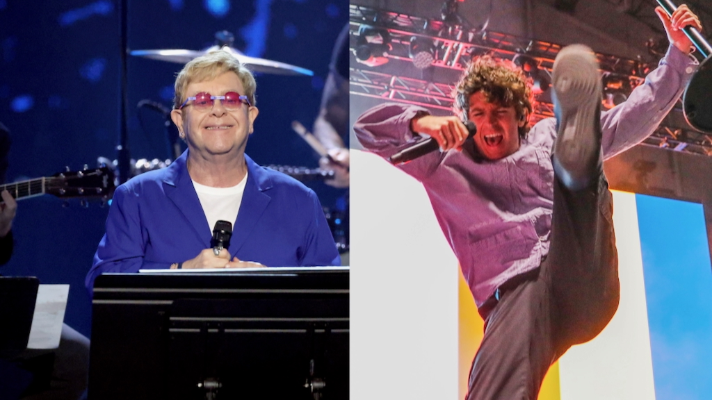 Kaum zu gauben, aber Elton John (l.) goutiert Turnstile